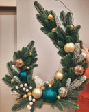 Guirlanda Decoração Natalina Moderna 60CM