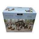 Conjunto de 13 peças de Presépio de Natal Pintado à Mão - Família Sagrada