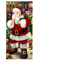 Decoração de porta Natalina, pano de fundo.