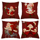 Kit Capas de Almofadas de Natal Para Decoração de Sofá