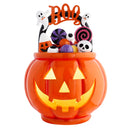 🎃 Balde Abóbora "Boo" com LED – Happy Haunting