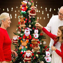 12Pcs Natal Aleatório Urso De Papai Noel