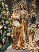 SAGRADA FAMÍLIA NA BASE OURO DOURADO