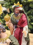 PRESÉPIO DE TECIDO LUXO 11 PÇS