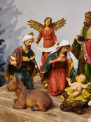 PRESÉPIO DE RESINA DE LUXO 9 PÇS Luxo