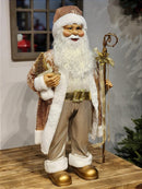 PAPAI NOEL EM PÉ ROSA