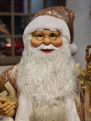 PAPAI NOEL EM PÉ ROSA