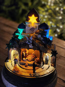 PRESÉPIO COM LUZ E MOVIMENTO CENÁRIO VILA NATALINA