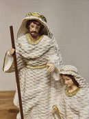 SAGRADA FAMÍLIA EM RESINA BRANCO