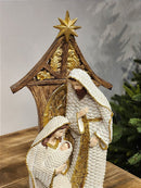 SAGRADA FAMÍLIA EM RESINA BRANCO