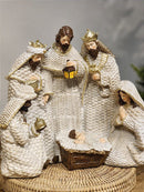 PRESÉPIO EM RESINA BRANCO