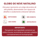 Globo de neve de Papai Noel e Menino Jesus